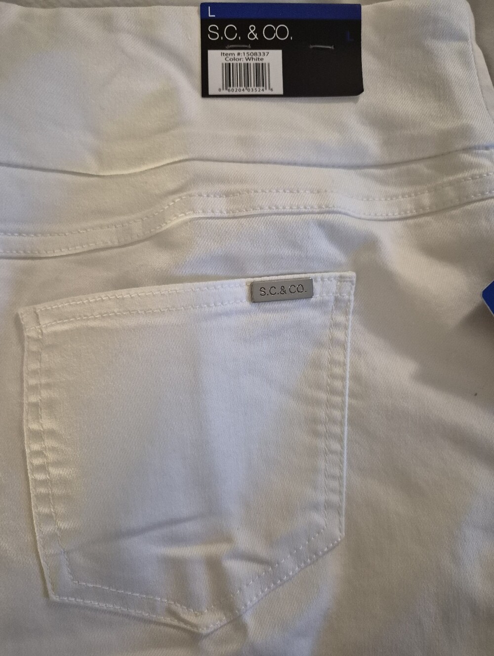S C. & CO. Stretch Mini Skirt with Clean Front Panel - Picture 8 of 8